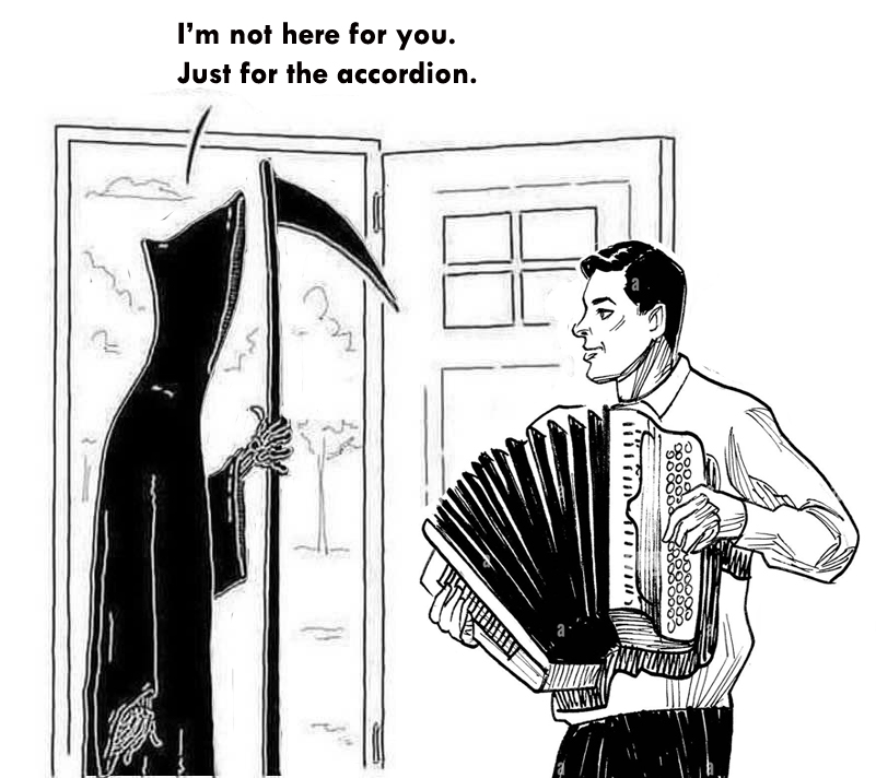 Accordion jokes and cartoons